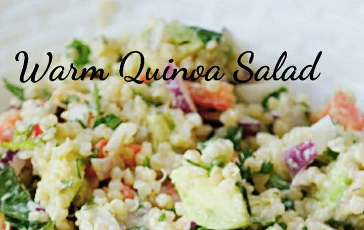 Warm Kale Quinoa Salad