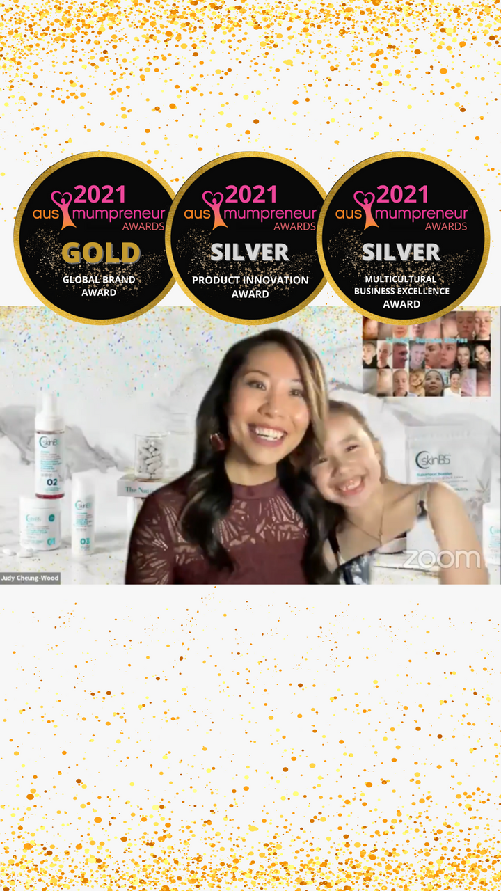 Melbourne mum founder of SkinB5 wins gold at 2021 AusMumpreneur Awards