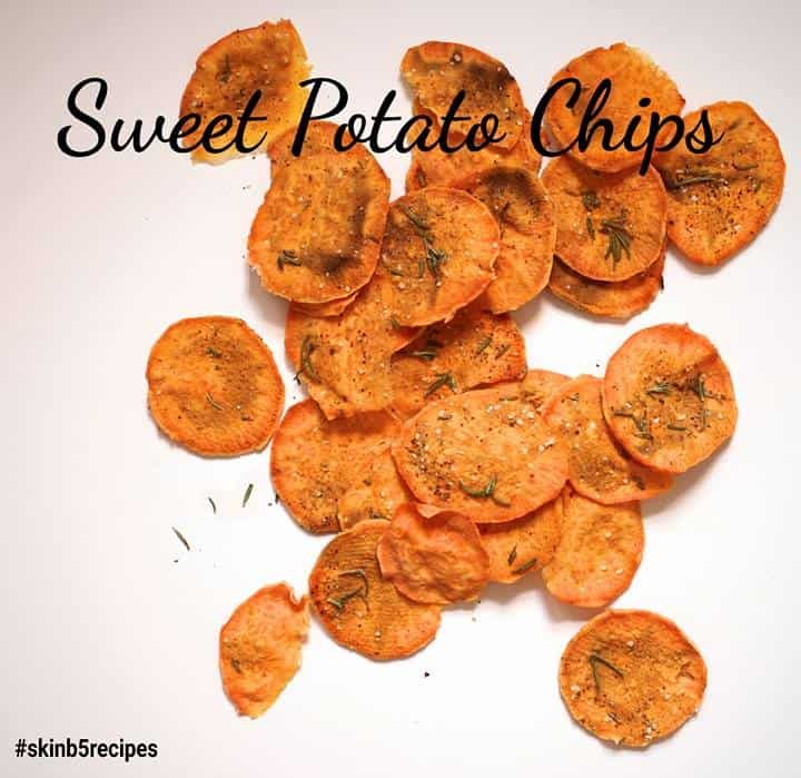 Sweet potato chips