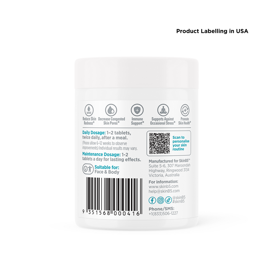 Extra Strength Acne Control Vitamins - choose from 2 pack sizes